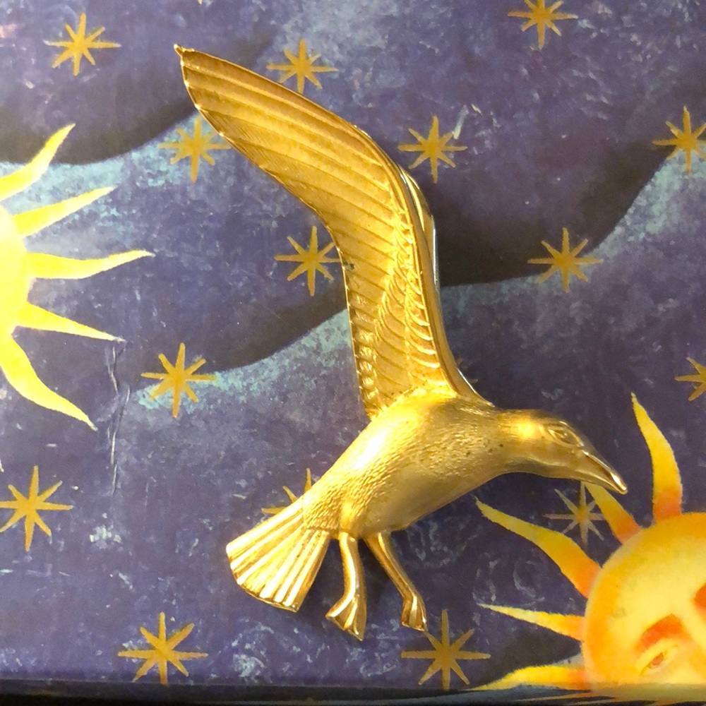 💙GIOVANI Seagull Brooch💙